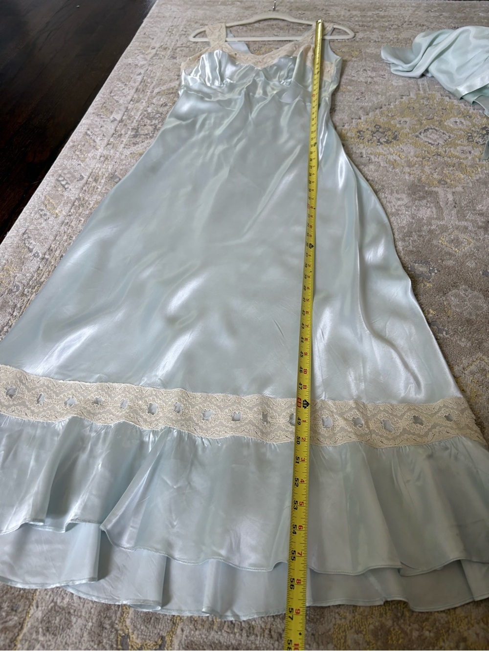 Vintage 1940’s Satin Nightgown and Jacket Set - Picture 9 of 14